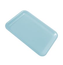CKF 2SB, 8.25x5.75x0.5-Inch #2S Blue Foam Meat Trays, 500/PK