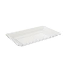 Fineline Settings RC473.CL, 12x18-Inch Platter Pleasers Clear Plastic Rectangular Trays, 20/CS