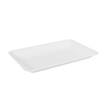 Fineline Settings RC473.WH, 12x18-Inch Platter Pleasers White Plastic Rectangular Trays, 20/CS