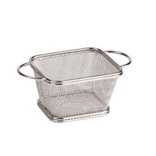 Clipper Mill Stainless Steel Fry Serving Basket w/ 2 Handles