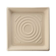 Fineline Settings 42ST10.TN, 10.25-inch Conserveware Bagasse Square Tray, 200/CS