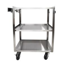 Omcan 44698, 30.5-inch Stainless Steel Welded Utility Cart