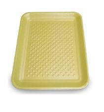 CKF 4SY, 9.25x7.25x0.5-Inch #4S Yellow Foam Meat Trays, 500/PK