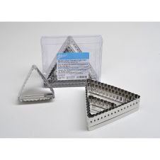 Ateco 52560, 6-Piece Double Sided Triangle Pastry Cutter Set