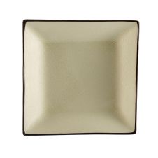 C.A.C. 6-S16-W, 10-Inch White Japanese Style Square Dinner Plate, DZ