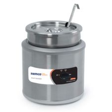 Nemco 6102A-ICL, 7 Qt Countertop Soup Warmer with Thermostatic Controls, 220V