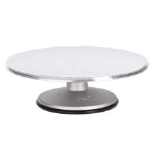 Ateco 613, 12-Inch Metal Revolving Cake Stand with Non-Slip Pad