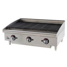 Star Manufacturing 6136RCBF, 36-Inch Countertop Radiant Gas Charbroiler, UL, cUL, NSF