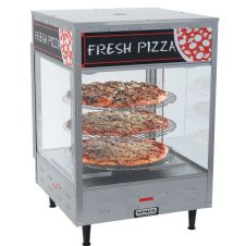 Nemco 6451-2, 3-Tiers Self-Serve Rotating Pizza Merchandiser with 18-inch Racks, 120V