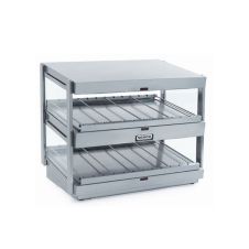 Nemco 6480-36S, 36-Inch Dual Slanted Shelf Countertop Heated Display Merchandiser
