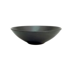 C.A.C. 666-15-BLK, 20 Oz 7-Inch Black Non-Glare Glaze Soup/Salad Bowl, 2 DZ/CS