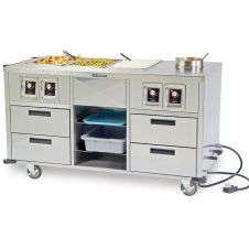 Lakeside Manufacturing 6750, Electric Hot Food Serving Counter with Independent Controls