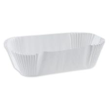 SafePro 6OB 7x3x2-Inch White Oblong Paper Baking Cups, 500/CS