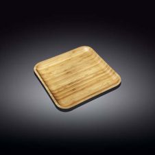 Wilmax WL-771019/A 6Г—6-Inch Bamboo Plate, 120/CS