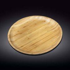 Wilmax WL-771038/A 14-Inch Wood Pattern Food Serving Platter, 24/CS