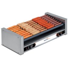 Nemco 8045SXW-220, 45 Hot Dog Capacity Hot Dog Roller Grill with GripsIt Non-Stick Coating, 220V