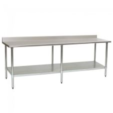 KCS WS-24120, 24x120-Inch All Stainless Steel Work Table with Undershelf