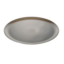 Fineline Settings 8401-SM, 14-inch Platter Pleasers Classic Smoke Round Tray, 25/CS