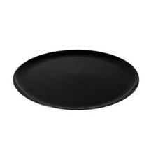 Fineline Settings 8801-BK, 18-Inch Platter Pleasers Classic Round Black Plastic Tray, 25/CS