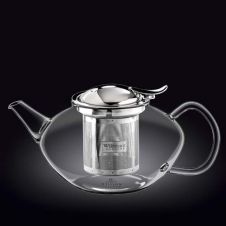 Wilmax WL-888806-A 52 Oz Clear Thermo Tea Pot, 18/CS