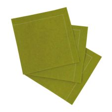 PacknWood 8NPSVCR40GN, 15.8x15.8-inch Luxury Olive Green Cotton Table Napkin, 100/PK