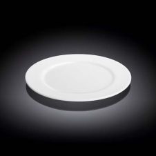 Wilmax WL-991176/A 6-Inch Stella Pro Round White Porcelain Professional Bread Plate, 96/CS