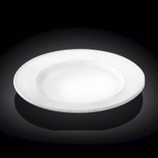 Wilmax WL-991244/A 12-Inch Round White Porcelain Platter, 18/CS