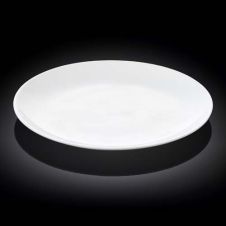 Wilmax WL-991250/A 11-Inch Olivia Round White Porcelain Dinner Plate, 24/CS