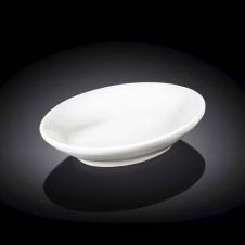 Wilmax WL-992609/A 3.5x2.5-Inch Oval White Porcelain Snack Dish, 288/CS