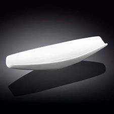 Wilmax WL-992634/A 13-Inch White Porcelain Dish, 24/CS