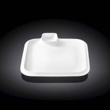 Wilmax WL-992655/A 12x12-Inch Teona White Porcelain Square Platter, 12/CS