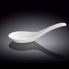 Wilmax WL-996073/A 5.5-Inch White Porcelain Spoon, 288/CS