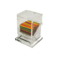 Winco ACTD-3, 3x2.5x4-Inch Clear Acrylic Toothpick Dispenser