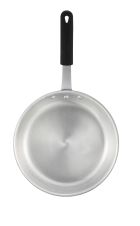 Winco AFP-100H, 10-Inch Aluminum Fry Pan with Natural Swirl Finish