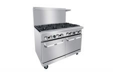 Atosa CookRite AGR-8B, 48-Inch 8 Burners Heavy Duty Gas Range with Double Oven