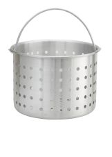 Winco ALSB-20, 20-Quart Aluminum Steamer Basket for ALST-20, ALHP-20 & SST-20, NSF