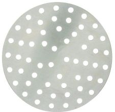 Winco APZP-14P, 14-Inch, Aluminum Perforated Pizza Disk185 Holes Aluminum Perforated Pizza Disk