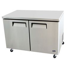 Atosa MGF8402GR 48-Inch Two-Door Under-Counter-Refrigerator