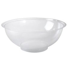 Fineline Settings B14256.CL, 256 Oz 14-inch Platter Pleasers Smooth Clear Hi-Profile Bowl, 12/CS
