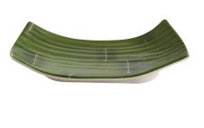 Yanco BA-3112 11.5x4.75-Inch Bamboo Style Melamine Deep Plate, 24/CS