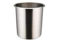 Winco BAMN-3.5, 3.5-Quart Stainless Steel Bain Marie Pot w/o Lid, NSF