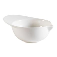C.A.C. BH-5, 4 Oz 4.5-Inch Porcelain Bone White Cap Shape Soup Bowl, 3 DZ/CS
