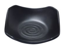 Yanco BP-0104 4.5-Inch Black Pearl Melamine Square Dish, 72/CS