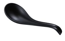 Yanco BP-7002 6.75-Inch Black Pearl Melamine Spoon, 72/CS