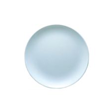 Yanco ВЅ-1912 12-Inch Bay Shell Melamine Round Light Blue Plate, DZ