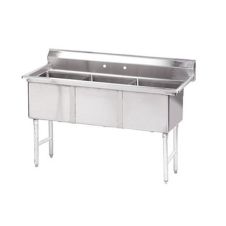Blue Air ВЅ3-18-12-N, 18x18-inch 3-Compartment Stainless Steel Sink