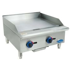 Globe C24GG, 24-Inch Countertop Gas Griddle with Manual Controls