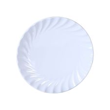 Yanco CAT-1015 15.5-Inch Catering Melamine Round White Plate, 6/CS