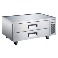 Coldline CB52 52-inch 2 Drawer Stainless Steel Refrigerated Chef Base