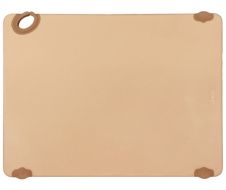 Winco CBK-1824BN 18x24x0.5-Inch STATIK BOARD™ Brown Cutting Board with Hook, EA